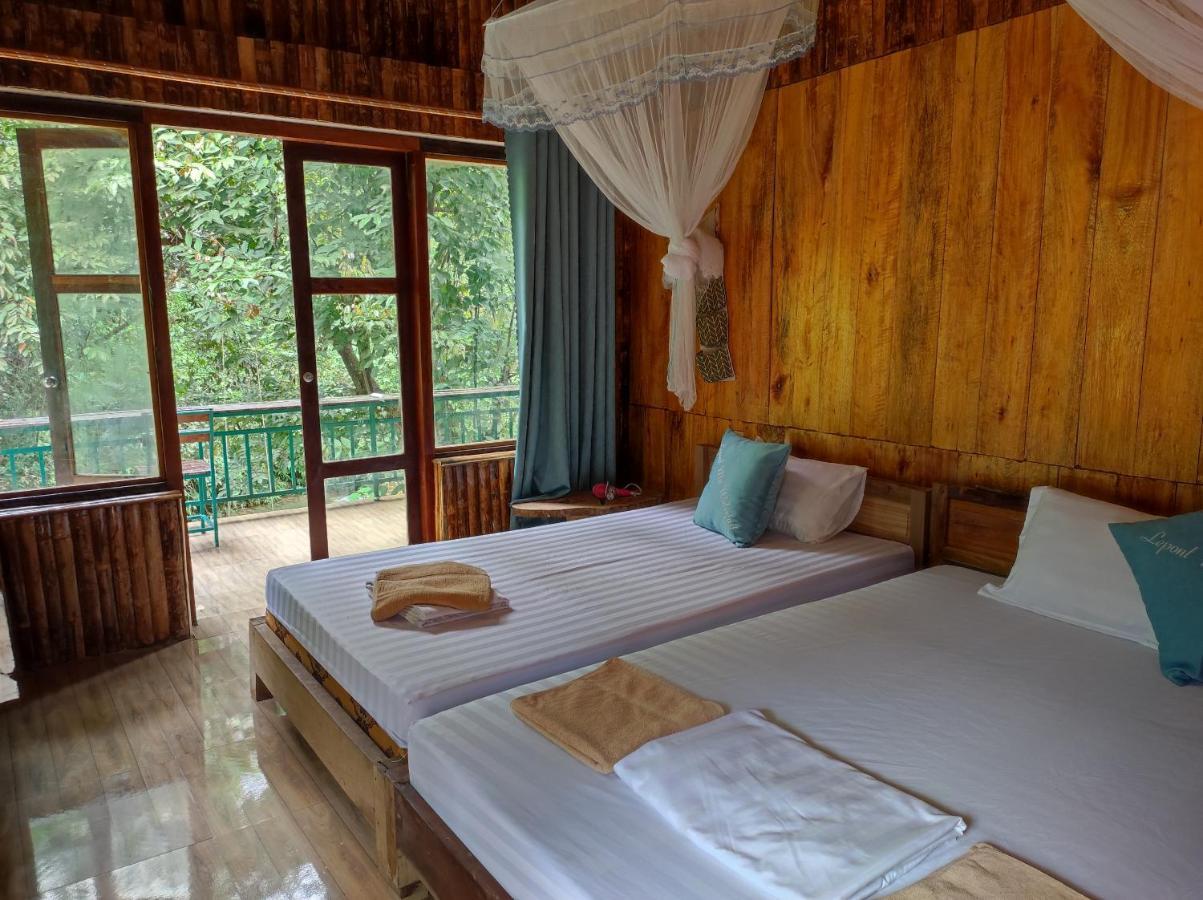 Lepont Mu Waterfall Bungalow Hoa Binh Экстерьер фото