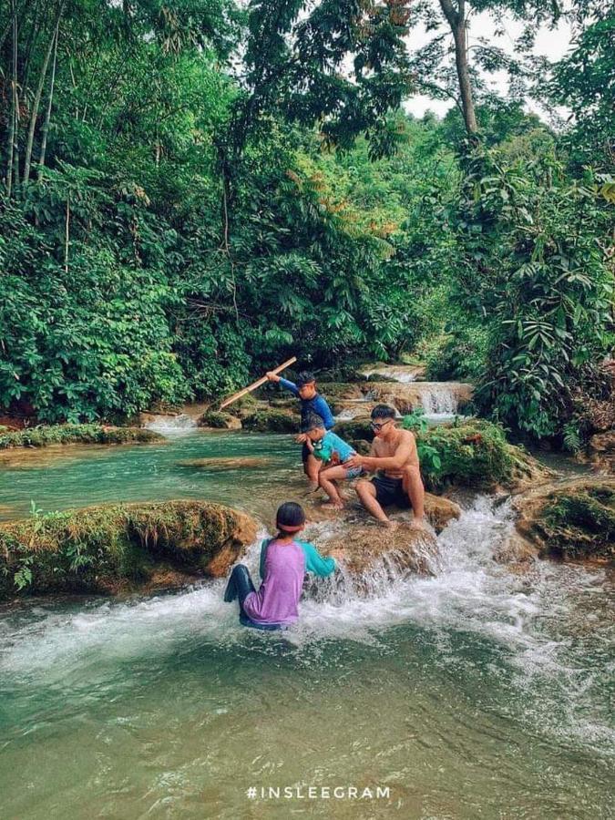 Lepont Mu Waterfall Bungalow Hoa Binh Экстерьер фото