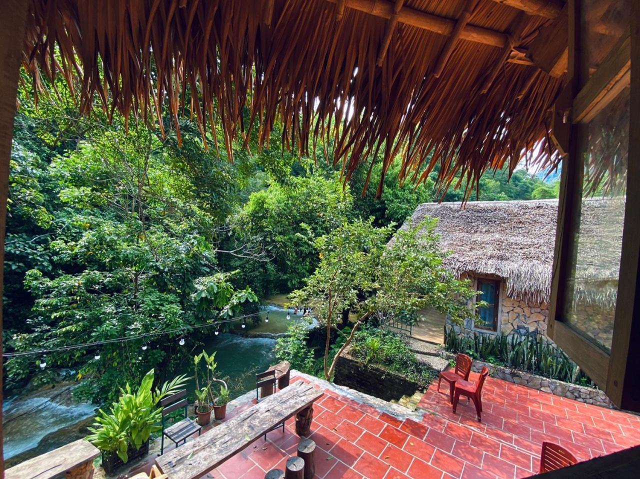 Lepont Mu Waterfall Bungalow Hoa Binh Экстерьер фото