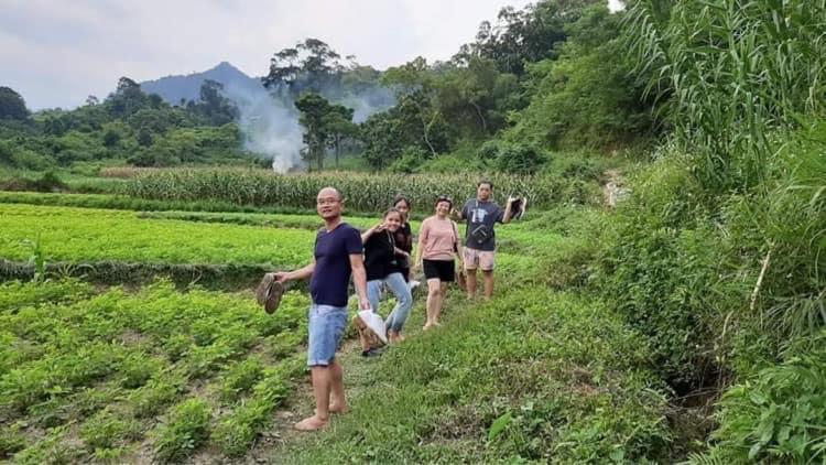 Lepont Mu Waterfall Bungalow Hoa Binh Экстерьер фото