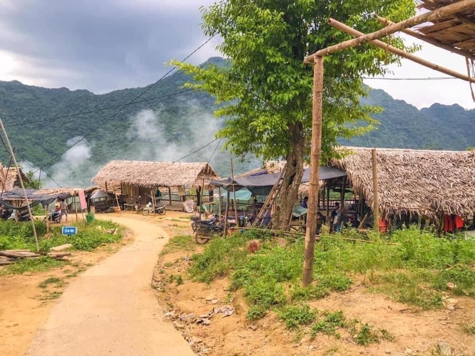 Lepont Mu Waterfall Bungalow Hoa Binh Экстерьер фото