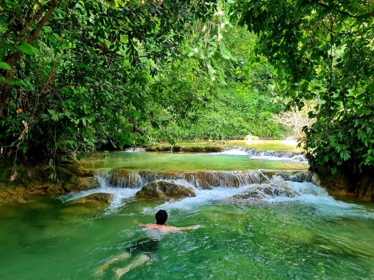 Lepont Mu Waterfall Bungalow Hoa Binh Экстерьер фото