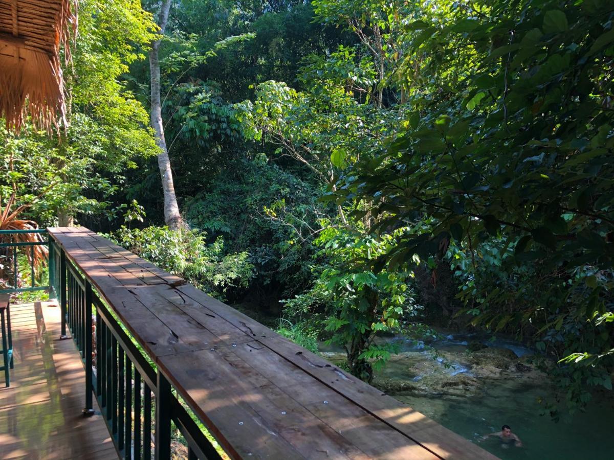 Lepont Mu Waterfall Bungalow Hoa Binh Экстерьер фото