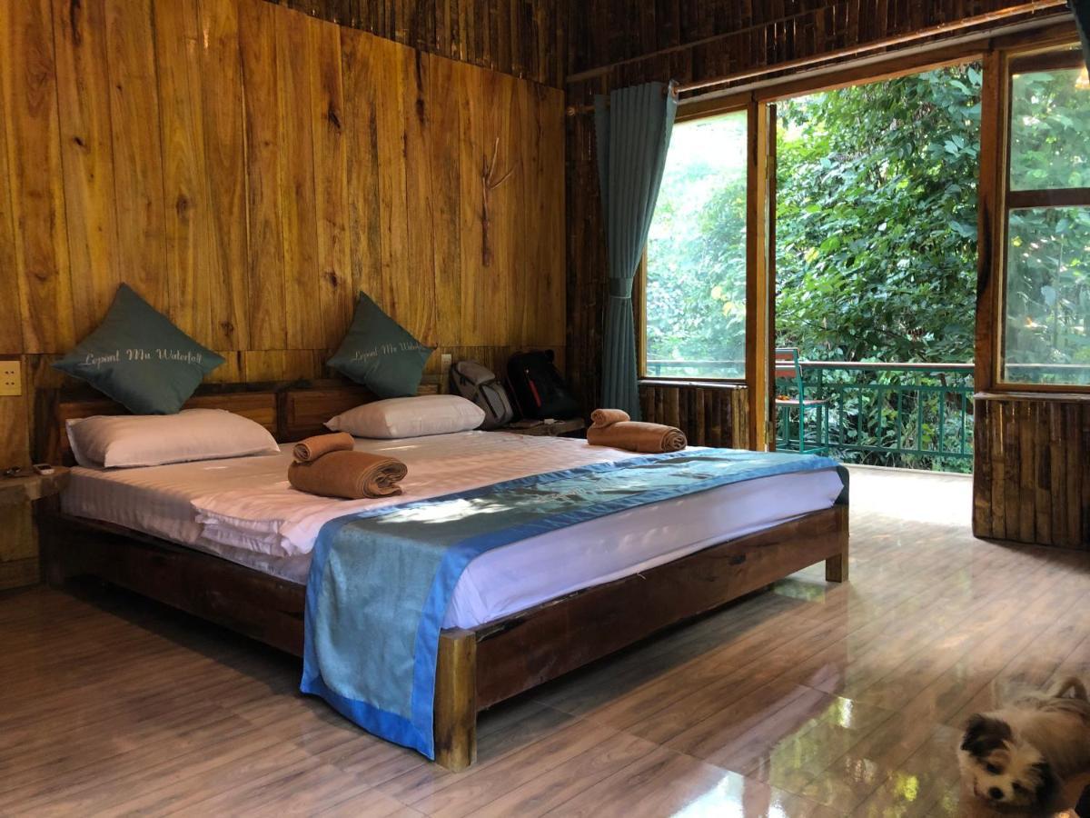 Lepont Mu Waterfall Bungalow Hoa Binh Экстерьер фото